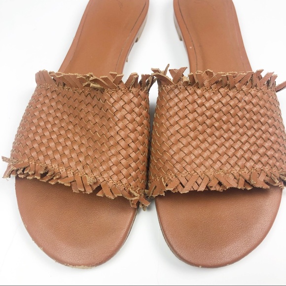 Joie Shoes - Joie Fadey Woven Flat Slide Sandals